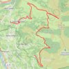 Saint Pastou - crêtes Prézères - Peyrelans Arrinqué GPS track, route, trail