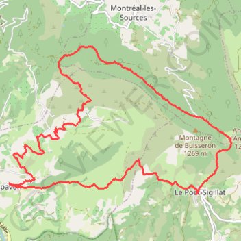 Arpavon (26) GPS track, route, trail