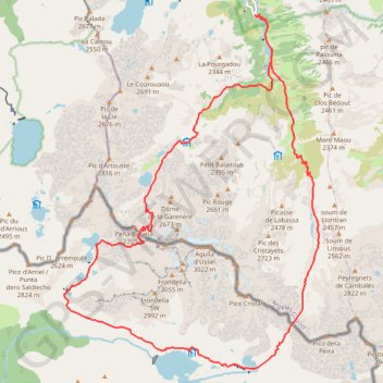 Tour balaitous GPS track, route, trail