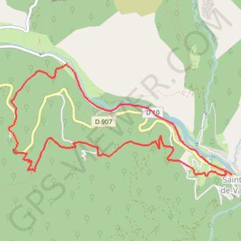 Sentier du Laquet - Saint-André-de-Valborgne GPS track, route, trail