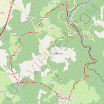 Lémovices ou Arvernes - Saint-Etienne aux Clos - Pays de Haute Corrèze GPS track, route, trail