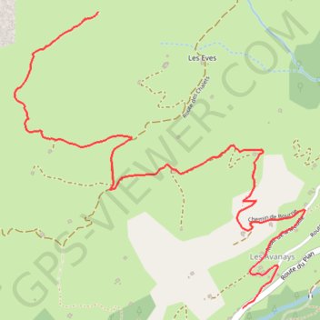 Notre-Dame-des-Alpages - Le Plan GPS track, route, trail