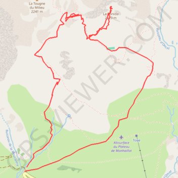 La Bonida GPS track, route, trail