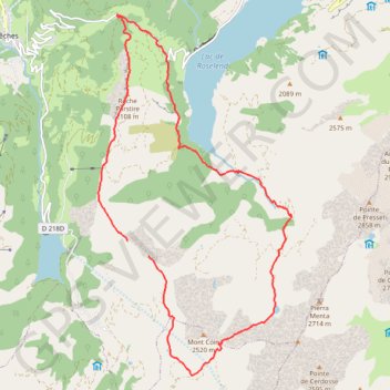 Rando Beaufortain GPS track, route, trail