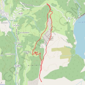 Le Planay-Arêches - La Roche Parstire GPS track, route, trail