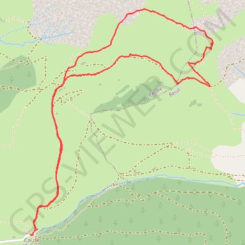 Valberg - La Colle GPS track, route, trail