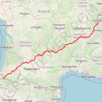 GR65 Chemin de St Jacques de Compostelle (2020) GPS track, route, trail