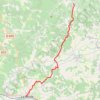 Compostelle - Voie de Vézelay en Gironde - Pellegrue - La Réole (Conseil Général) GPS track, route, trail