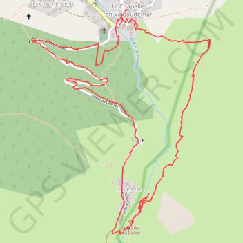 Les oules du diable - la Chapelle-en-Valgaudémar GPS track, route, trail