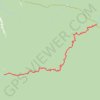 🚶 Trace de la piste Paul Isnard a la N1 Ouest Guyane GPS track, route, trail