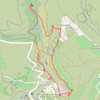 Minerve Gorges du briant GPS track, route, trail