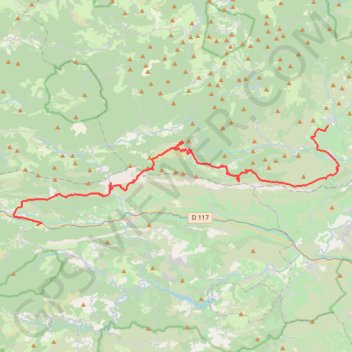 Tuchan - Caudiès (Tour des châteaux du Pays Cathare) GPS track, route, trail