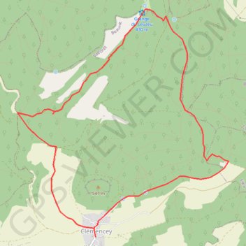 Clemencey Leuzeu GPS track, route, trail