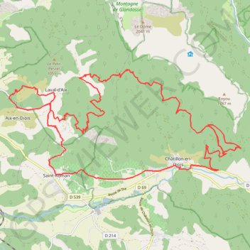 Cols de Gorodel, des Caux et d'Ayaste, Montgardy la Mure GPS track, route, trail