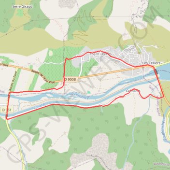 La Plaine GPS track, route, trail