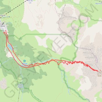 Aiguille du Fruit (Vanoise) GPS track, route, trail
