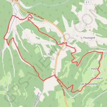 Saint-Amand-de-Coly - Le Château de la Grande Filolie GPS track, route, trail
