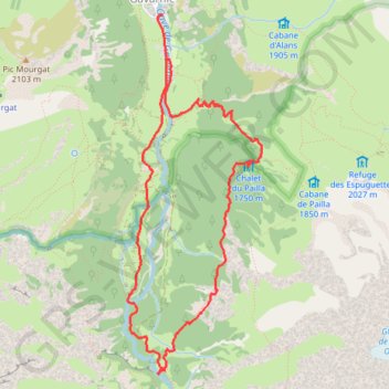 Le Cirque de Gavarnie GPS track, route, trail