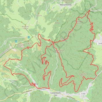 Guebwiller - Circuit du Strohberg GPS track, route, trail