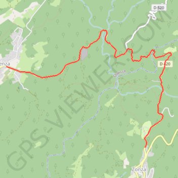 Corse ES 18 : QUENZA - ZONZA GPS track, route, trail