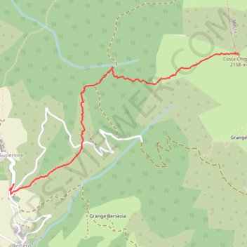 Costa Ghiggia GPS track, route, trail