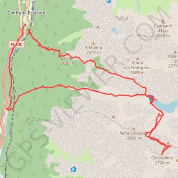Collaradeta GPS track, route, trail