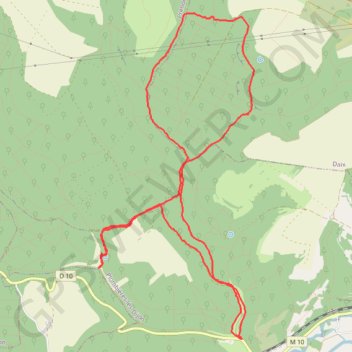 Plombières-les-Dijon - Circuit des sources GPS track, route, trail