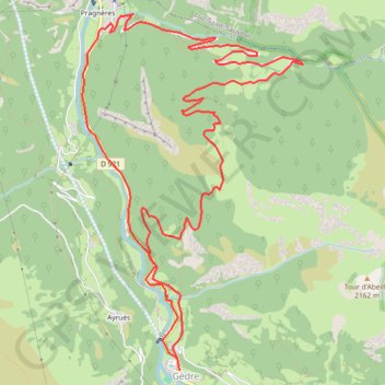 Gèdre 112 GPS track, route, trail