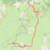De Saint-Urcize à La Chaldette GPS track, route, trail