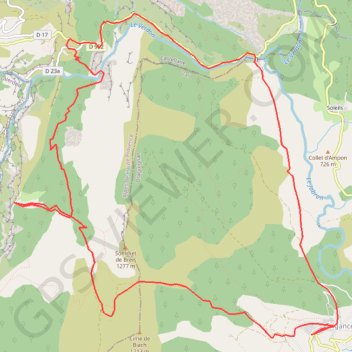 Rancoumas GPS track, route, trail