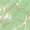 Col de la Ligne (Monts de Vaucluse) GPS track, route, trail