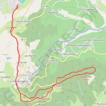 Marche de la croix Blanche GPS track, route, trail