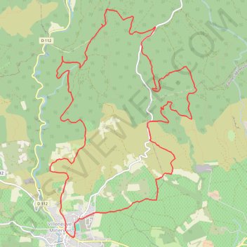 Un air d'automne - Villeneuve-Minervois GPS track, route, trail
