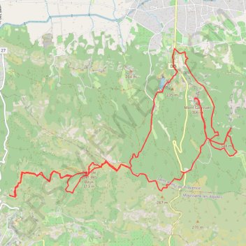 Des Baux à Saint Rémy GPS track, route, trail