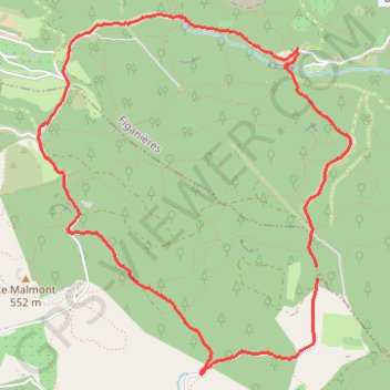Figanières GPS track, route, trail