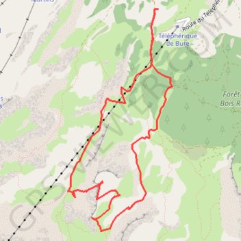Tour de Corne par la traversée héroïque (Devoluy) GPS track, route, trail