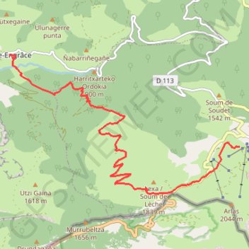 GR10 STENGRLAPIERRE GPS track, route, trail