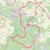 Les trois châteaux à vélo GPS track, route, trail