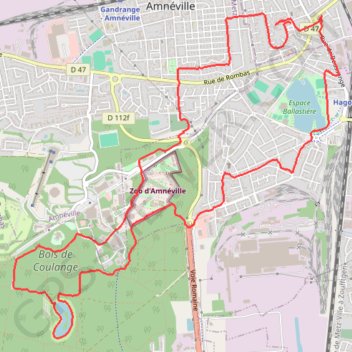 Marche d'Hagondange GPS track, route, trail