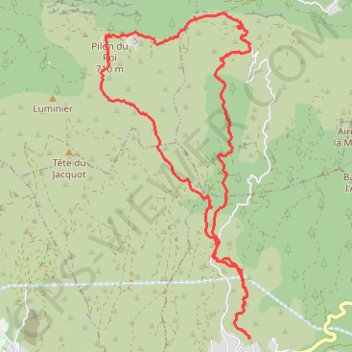 PILON DU ROI GPS track, route, trail
