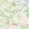 Le Blanc direction Varennes, Ruffec, Douadic, Lureuil, Fontgombault, Tilloux, Le Blanc GPS track, route, trail