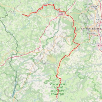 GR4 De Condat-en-Combraille à Egliseneuve-d'Entraigues (Puy-de-Dôme) (2020) GPS track, route, trail