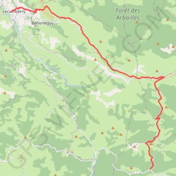 Iraty - Lecumberry GPS track, route, trail