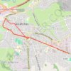 Départ Fictif GPS track, route, trail