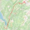 GR96 Randonnée de Samance (Savoie) à Lathuile (Haute-Savoie) GPS track, route, trail