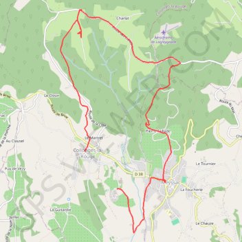 Le Puy Bousquet, séjour de Collonges-la-Rouge GPS track, route, trail