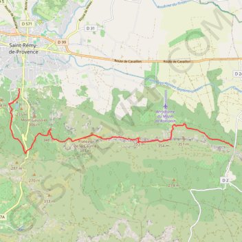 Saint Rémy GPS track, route, trail