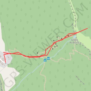Le Jourdy GPS track, route, trail