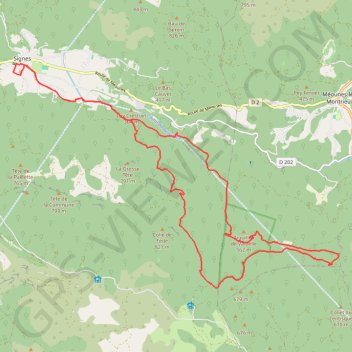 Signes-Valbelle GPS track, route, trail