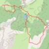 Les Rochers de Belles Ombres depuis La Plagne GPS track, route, trail